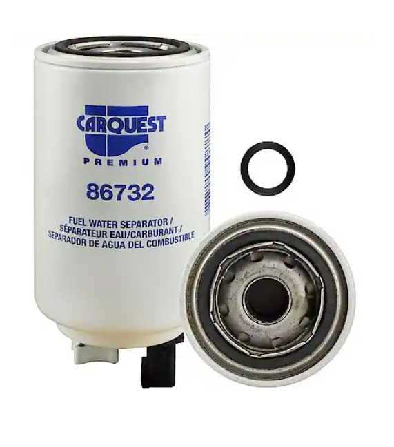 Carquest Premium Fuel/Water Separator Spin-On with Drain, Sensor Port and Reusable Sensor